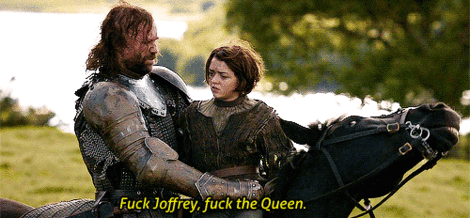 Los buenos tiempos entre Arya y Sandor